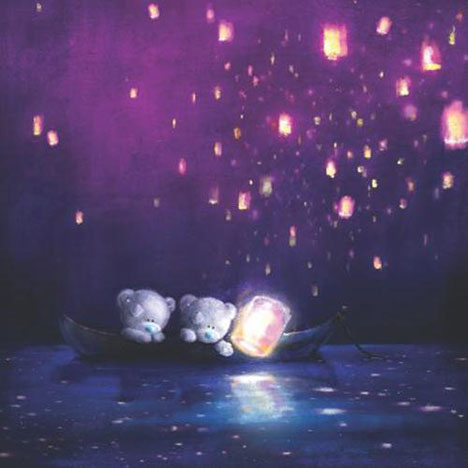Tatty Teddy & Chinese Lanterns Me to You Bear Card £2.49